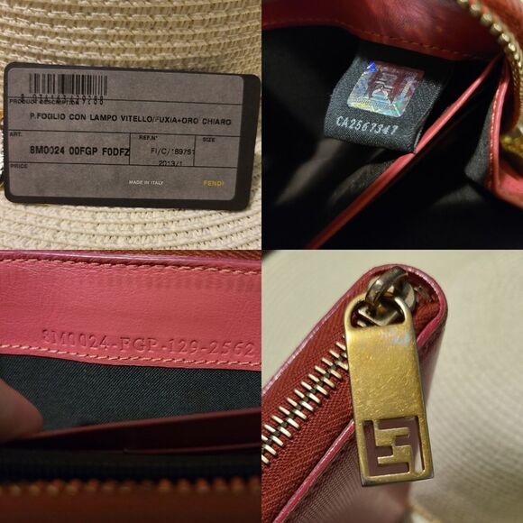 💯 Authentic Fendi zippy wallet 🍀 - Picture 7 of 12